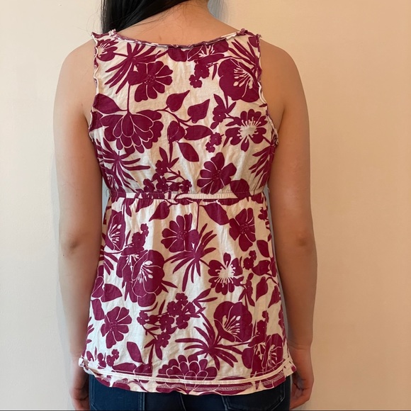 American Eagle Floral Tank Top S- Great Condition - Picture 2 of 2
